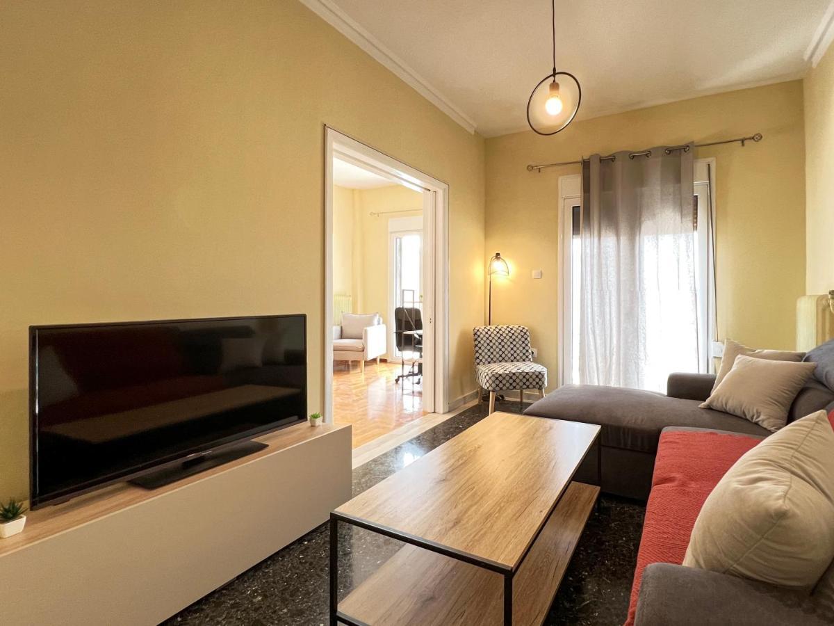 Chiou Spacious 90Sqm Apt In Atenas Exterior foto